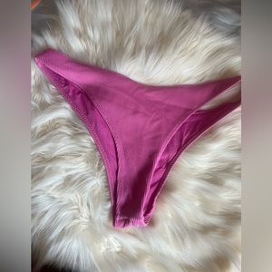 White fox bikini bottoms